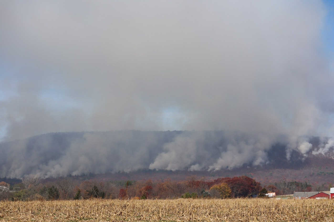   
																Fire spread risk increased Tuesday in the Lehigh Valley 
															 