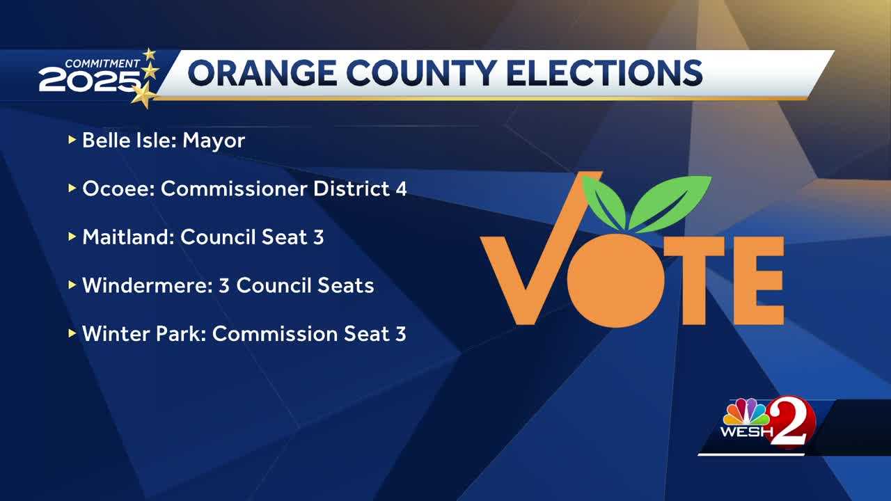  5 cities, towns in Orange County have an election today  