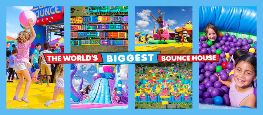  World's largest inflatable theme park jumps to the Rocket City 