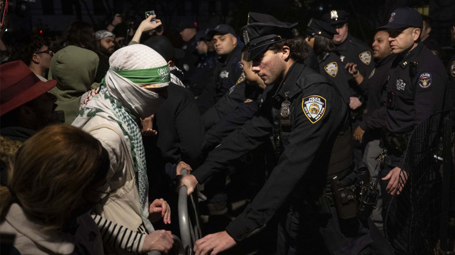  Supporters of detained Columbia student arrested after clash with NYPD as Trump admin seeks his deportation 