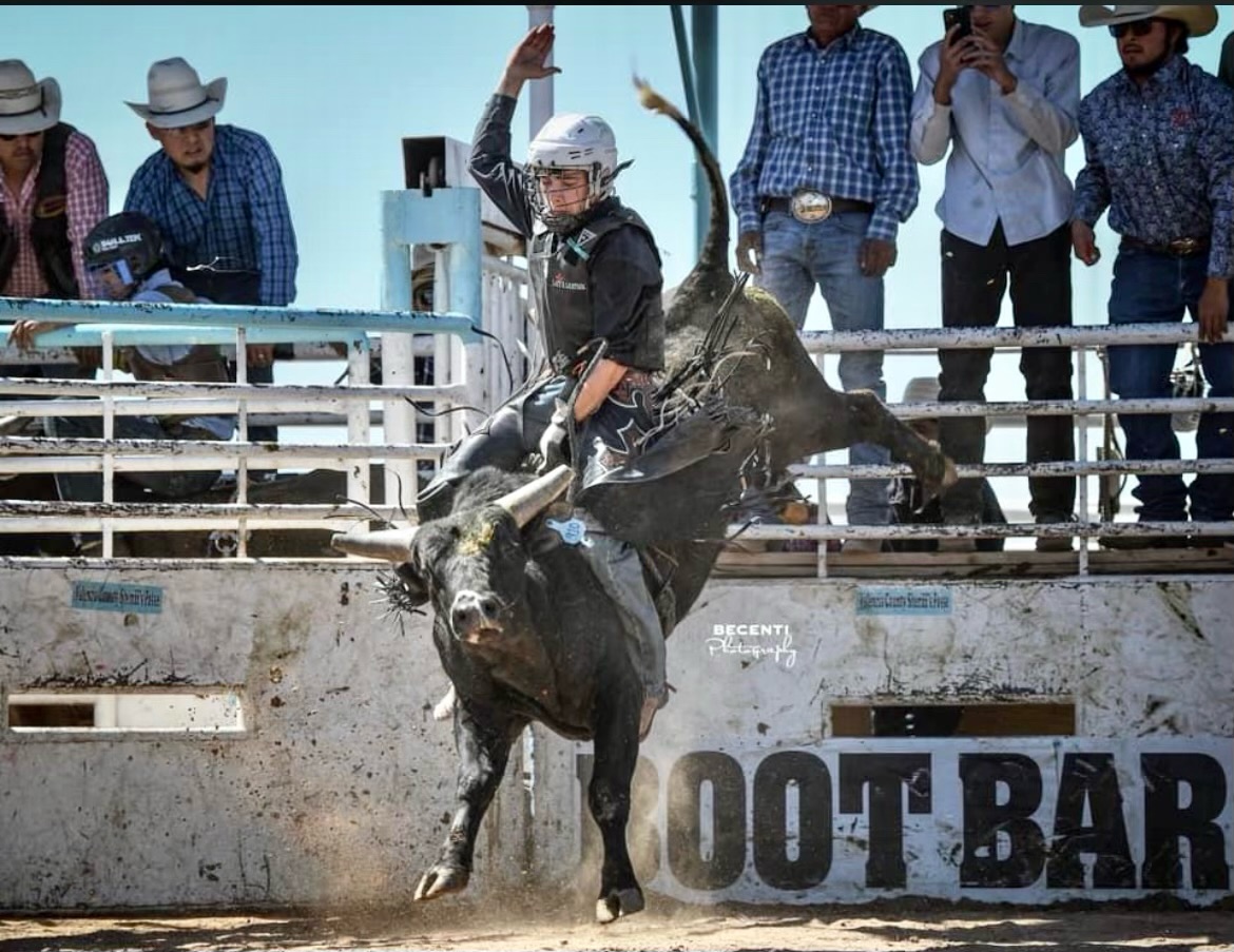   
																Rio Arriba Bull Rider Jacob Martinez, 16, Competes In Las Vegas, NV 
															 