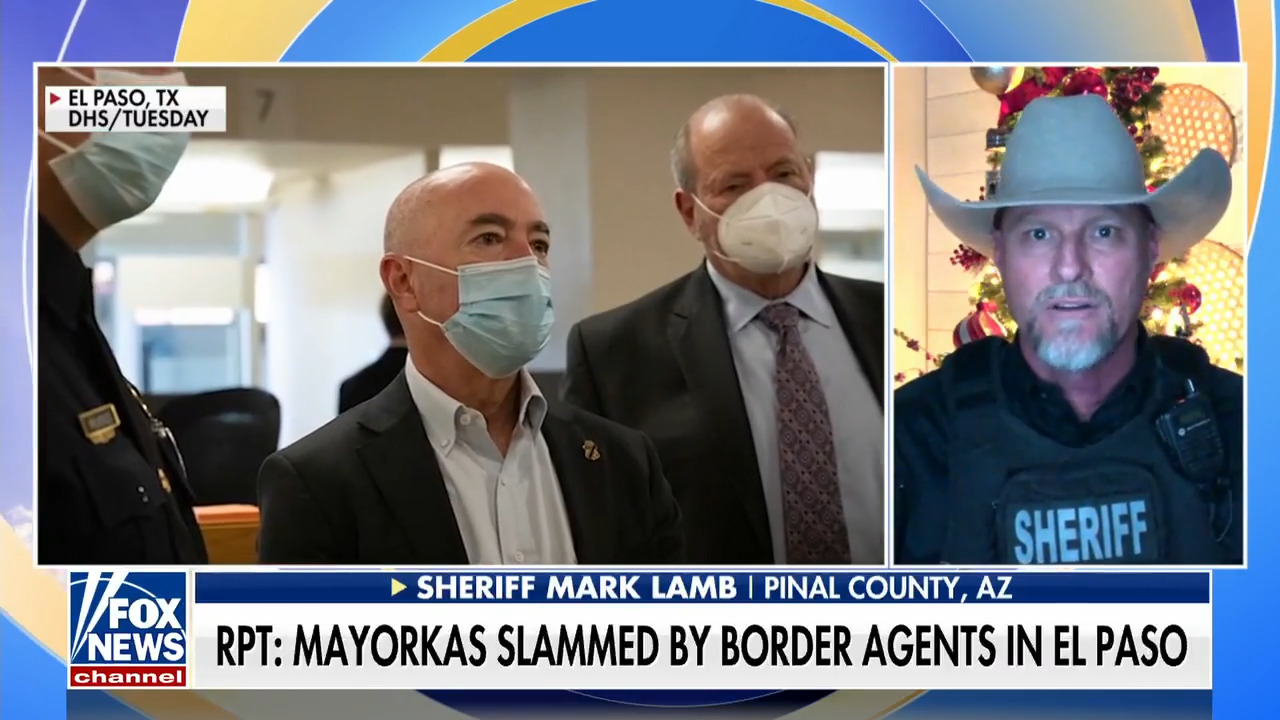  Biden's DHS secretary is a liar and 'deserved the cold welcome' from Border Patrol, says Arizona sheriff 