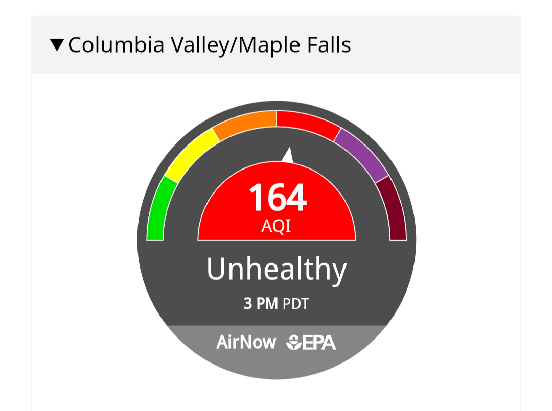  Air quality burn ban activated in Maple Falls area 