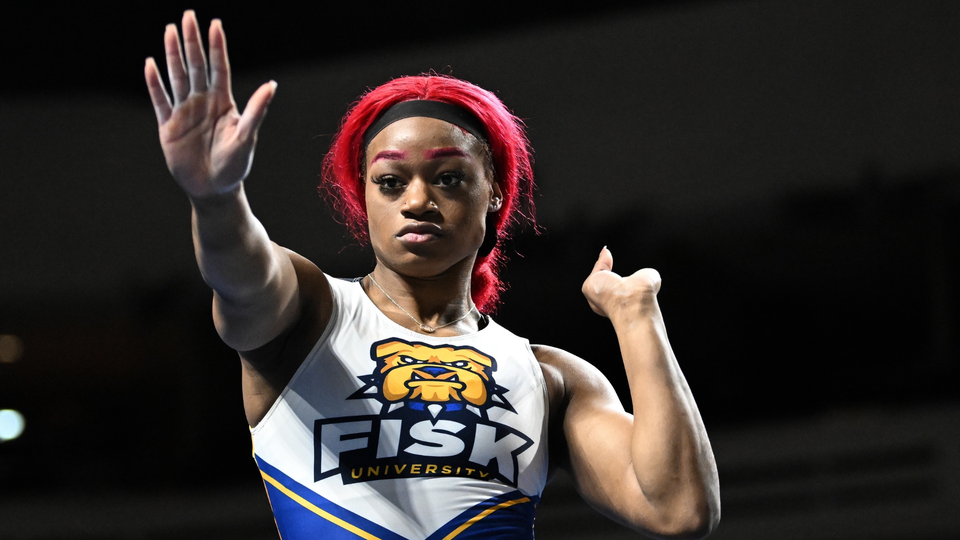  Photos: Inaugural Fisk University gymnastics team trains at 2023 Super 16 