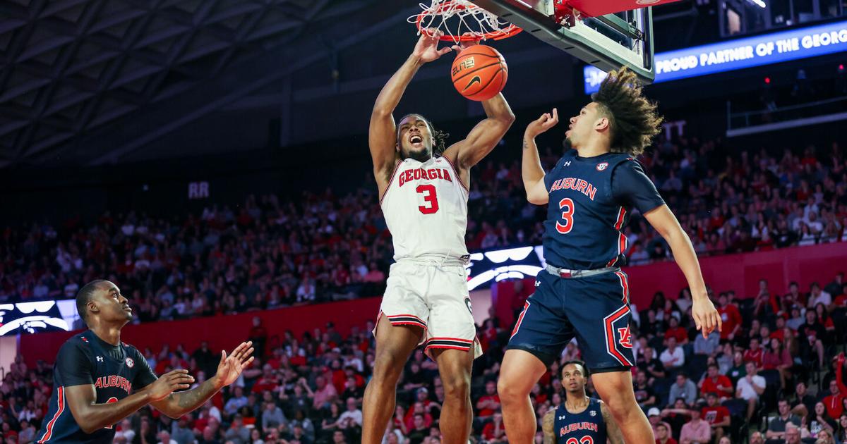 Georgia opens SEC play with win over No. 22 Auburn 