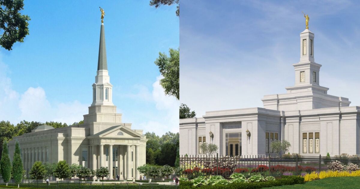  First Presidency sets dedication, rededication and open house dates for 2 U.S. temples 