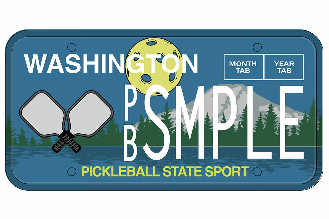  Washington pickleball fans may may soon have special license plate 