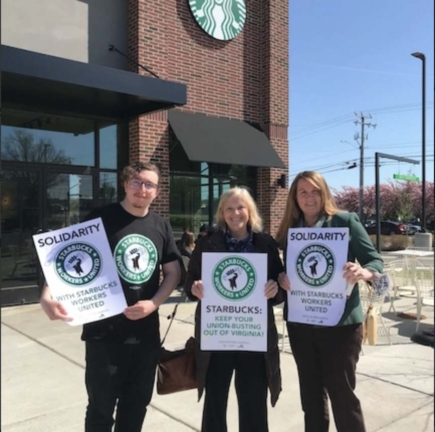   
																These Leesburg Starbucks Workers Just Helped Win a Union 
															 
