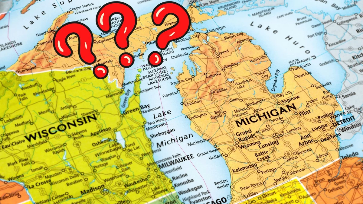   
																Why Does The Upper Peninsula Belong To Michigan And Not Wisconsin? 
															 