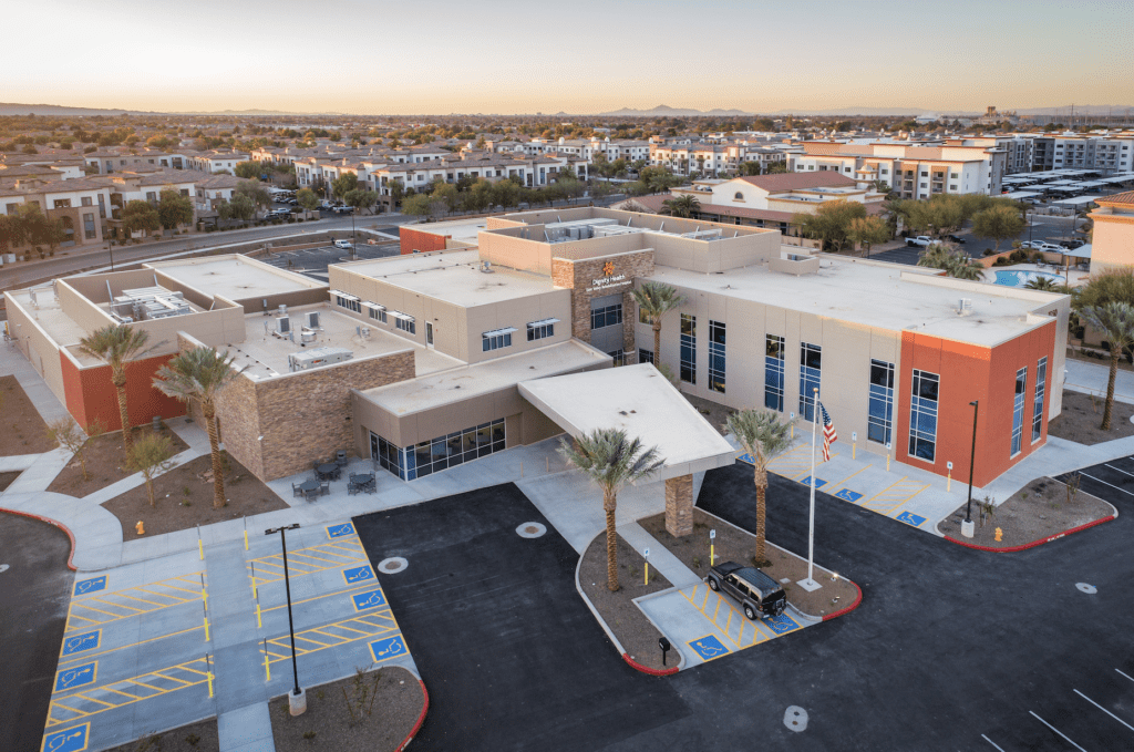  Dignity Health East Valley Rehabilitation Hospital – Gilbert is complete 