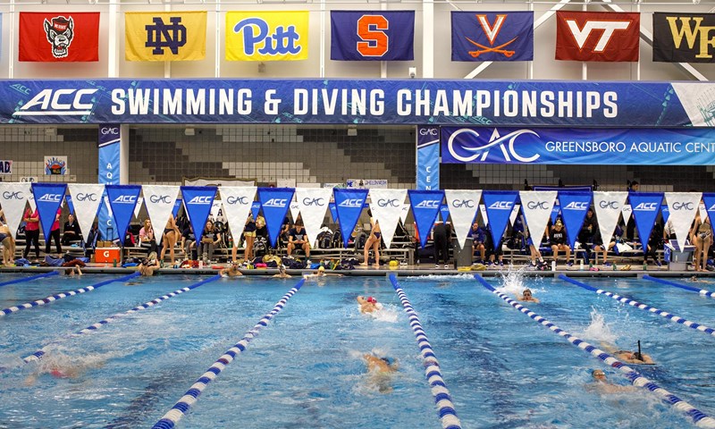  Day One of the 2023 ACC Swimming and Diving Championships Complete 