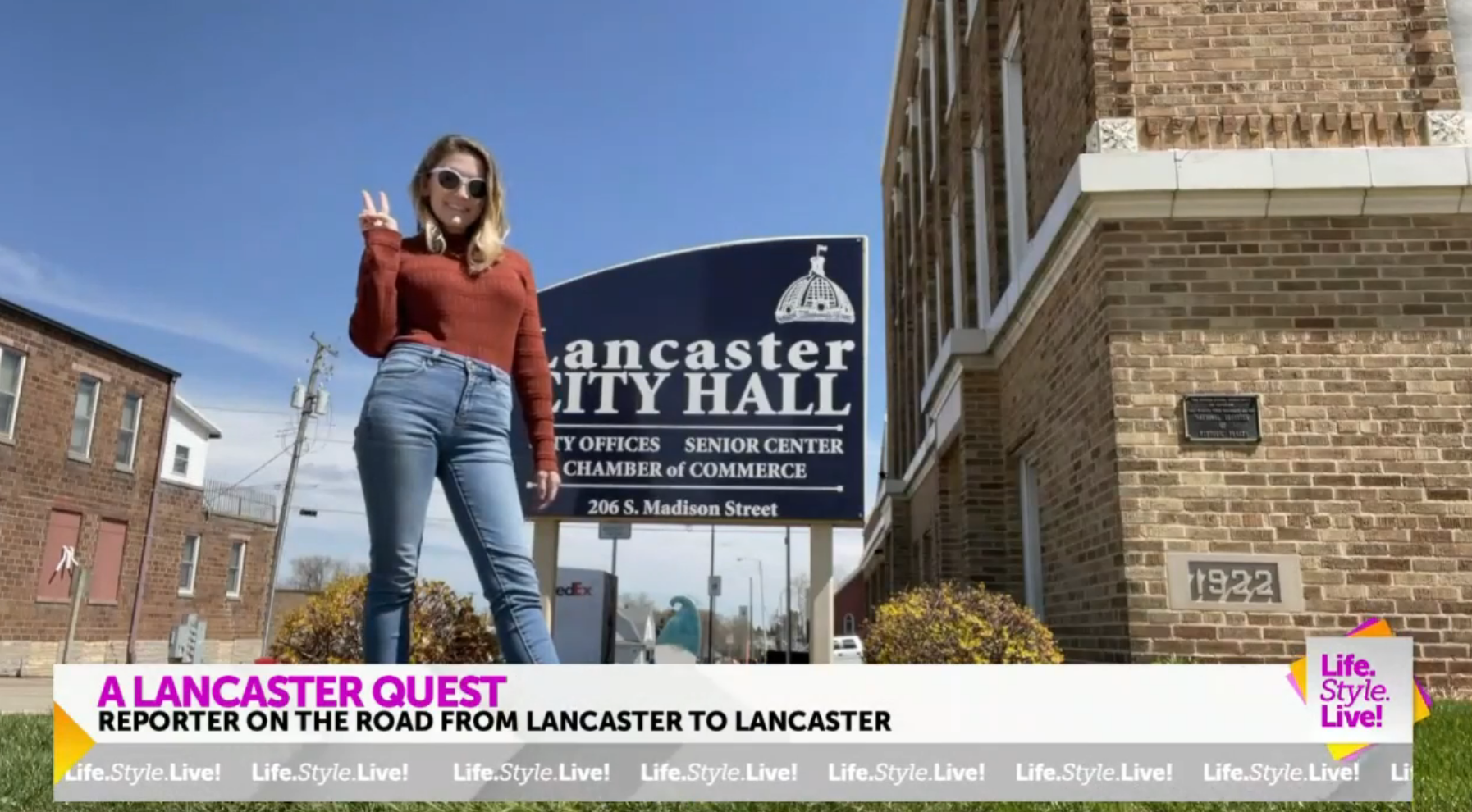  Reporter Danielle Zulkosky is on a quest to visit all of the nation’s Lancasters 