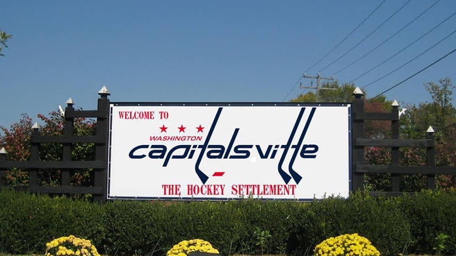  The town of Lovettsville, Virginia will now be known as Capitalsville, Virginia for the next few weeks 