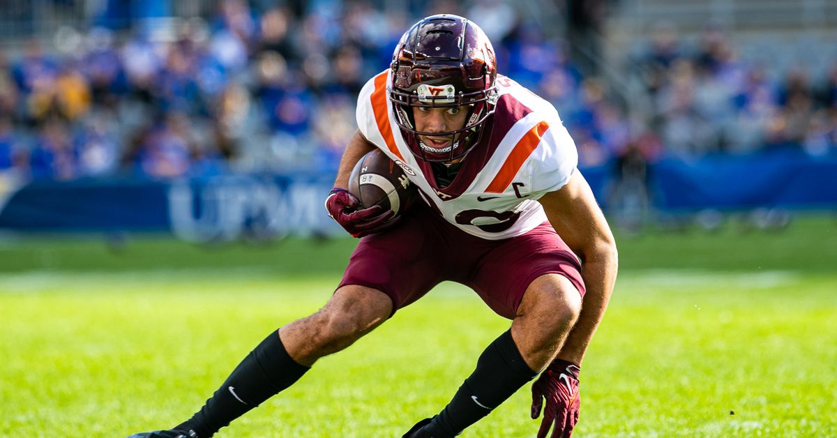  Virginia Tech football: Kaleb Smith is named ACC’s wide receiver of the week 