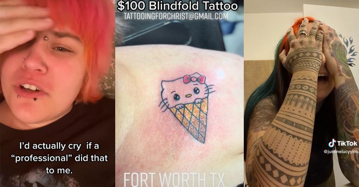  A Tattoo Artist on TikTok Is Being Called out for Her Controversial Blindfold Tattoos 