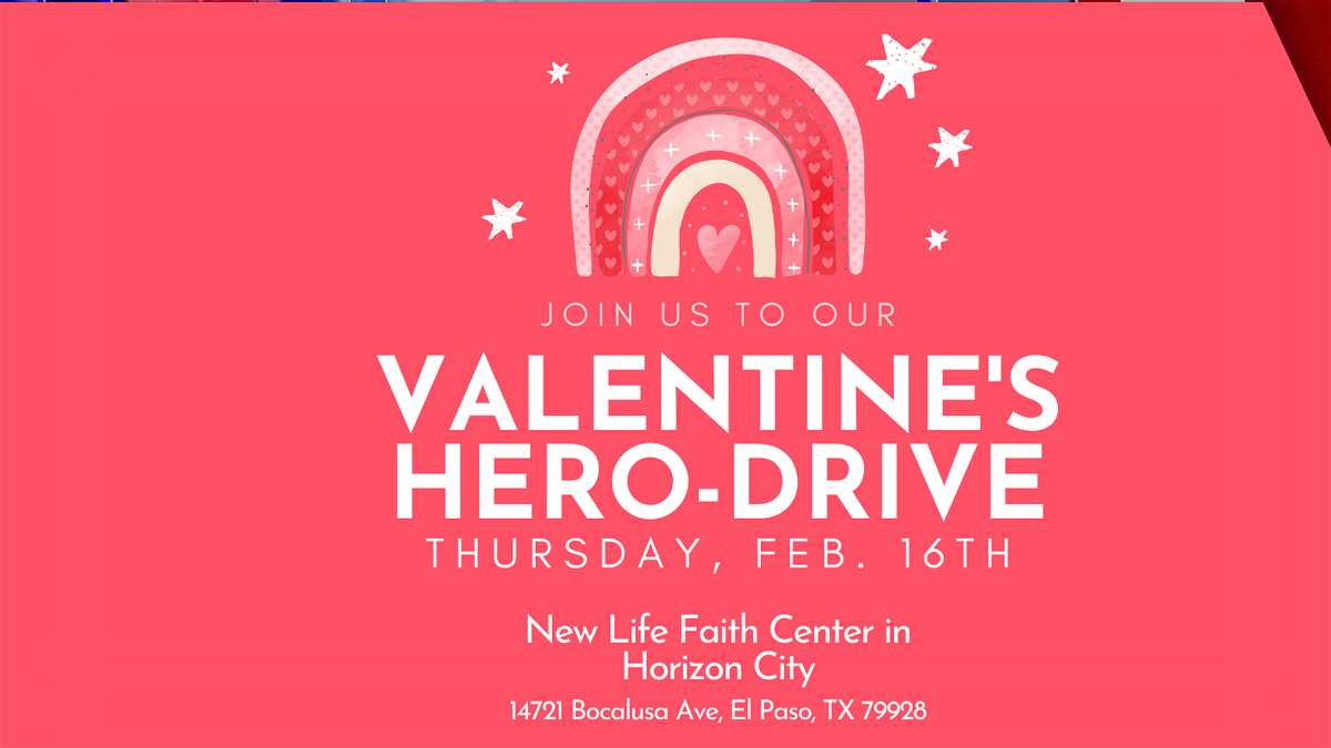  Guiding Star of El Paso hosts Valentine’s Hero Drive, donating items for new families 