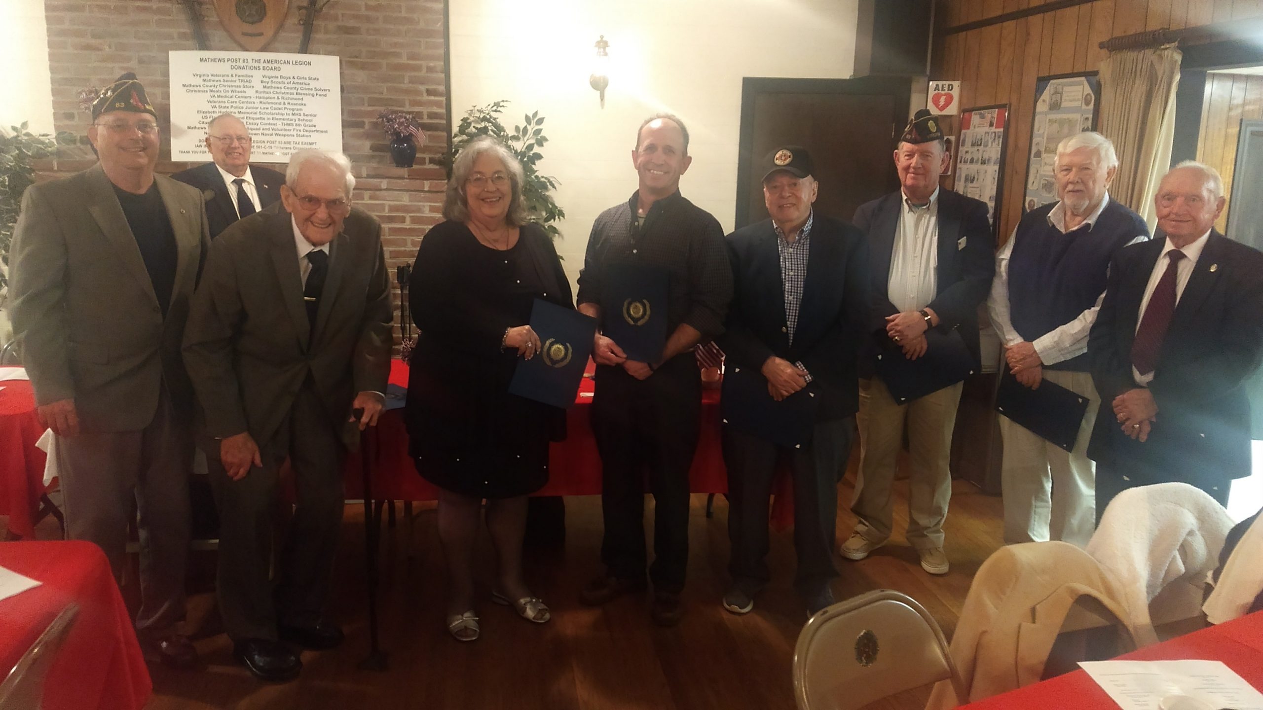  Mathews legionnaires hold Veterans Day Dinner and Awards Program – Gazette Journal 