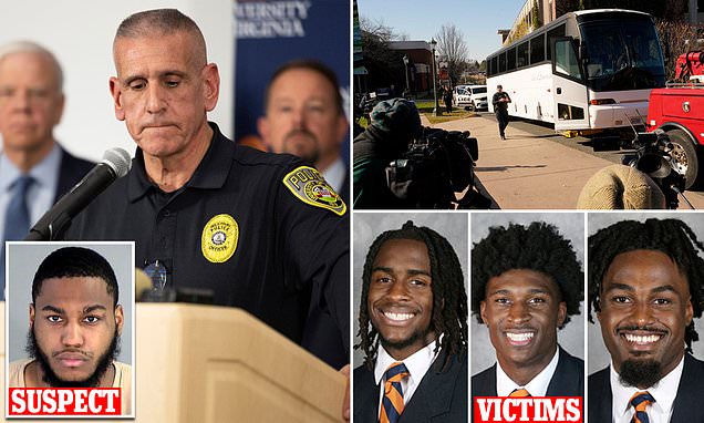  UVA football player accused shooting dead three teammates school bus was on police radar for MONTHS 