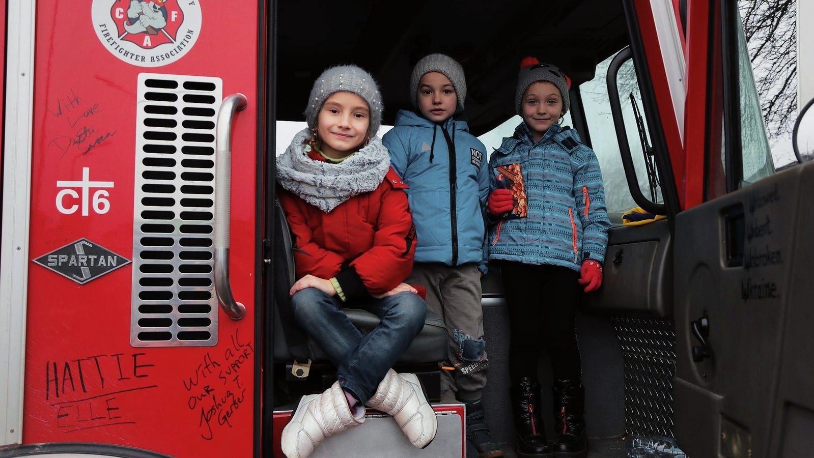  Muscatine, Iowa donates a fire engine to Ukraine war efforts 