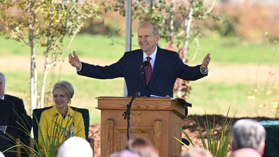  Groundbreaking ceremony for Heber Valley, Utah Temple 