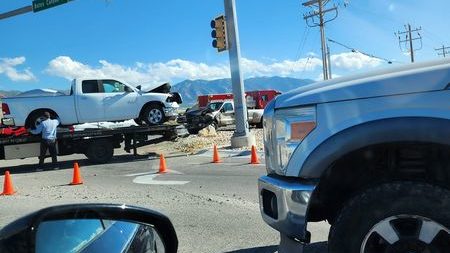  Three-vehicle crash in Stansbury Park sends two people to hospital 