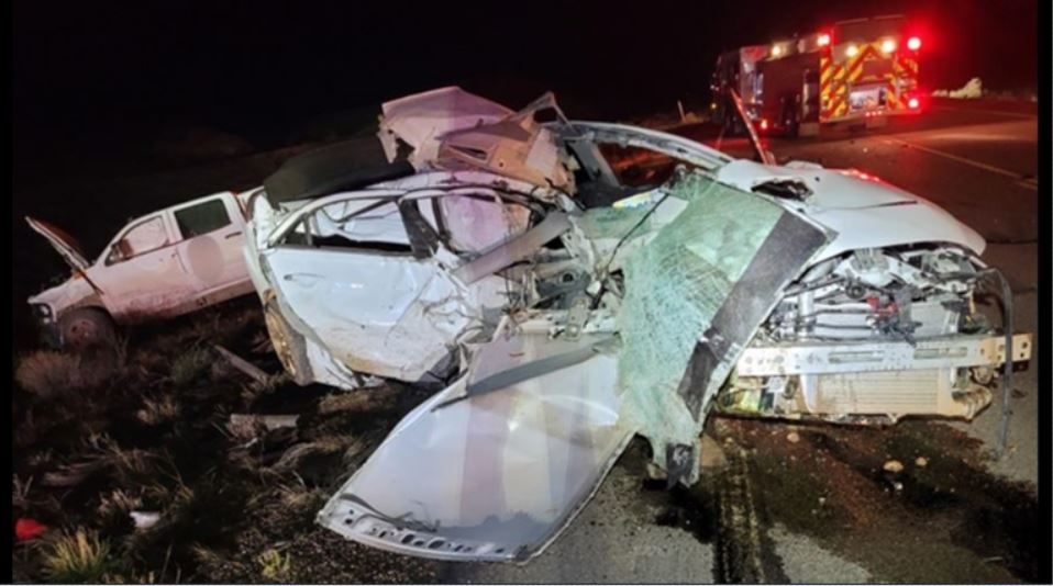   
																1 killed in head-on crash near Naples in Uintah County 
															 