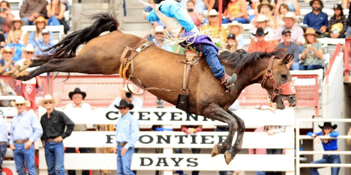  Young Cowboys Make Noise at Cheyenne Frontier Days 