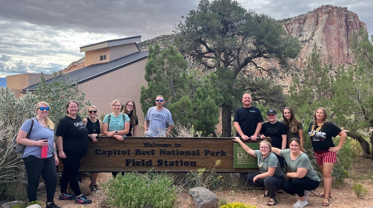   
																Public Health Students Experience Engaged Learning at Capitol Reef Station Park 
															 