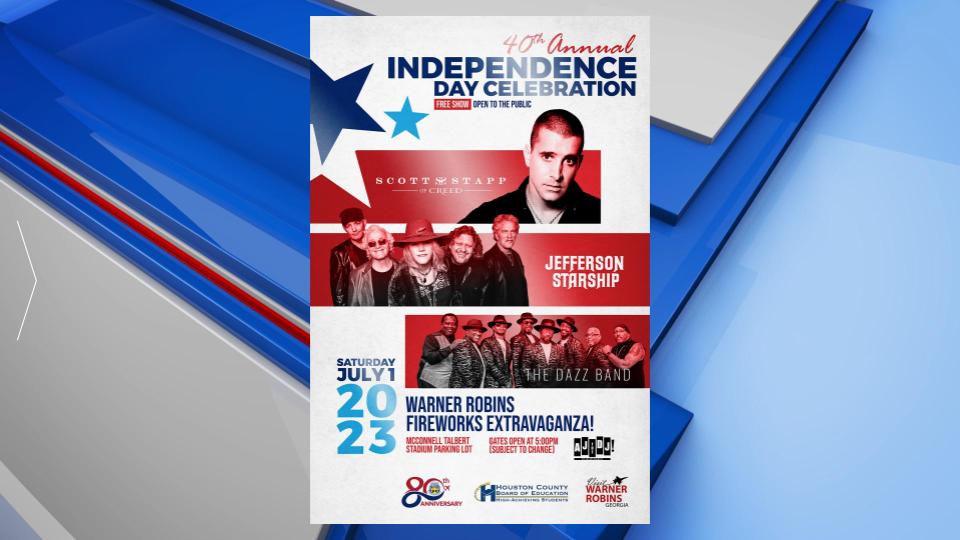  City of Warner Robins announces musical entertainment for Independence Day Concert - 41NBC News 
