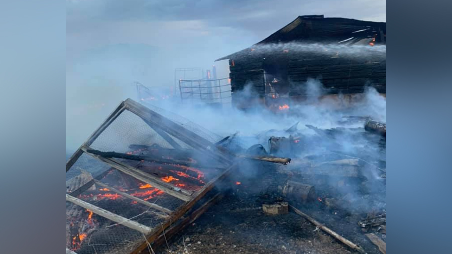   
																Several Animals Killed In Rush Valley Barn Fire 
															 