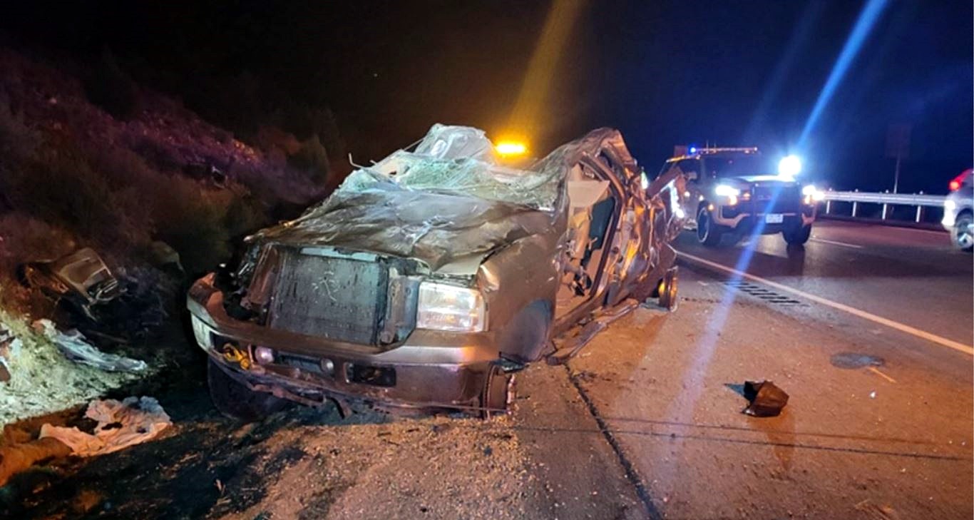   
																UHP: 1 killed in crash on I-15 near Kanarraville in Washington County 
															 