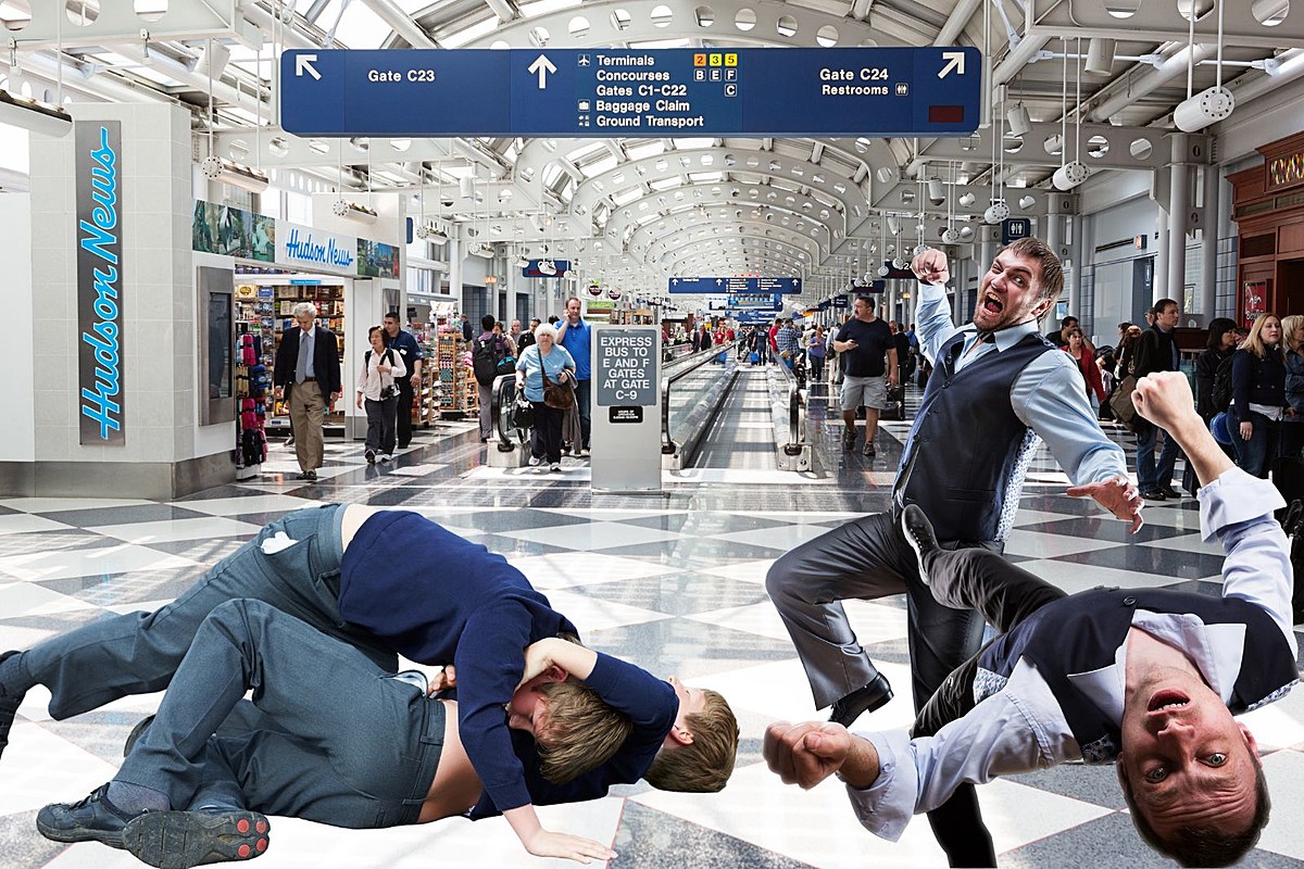  Beating in Baggage Claim as Brawl Breaks Out at O’Hare in Chicago 