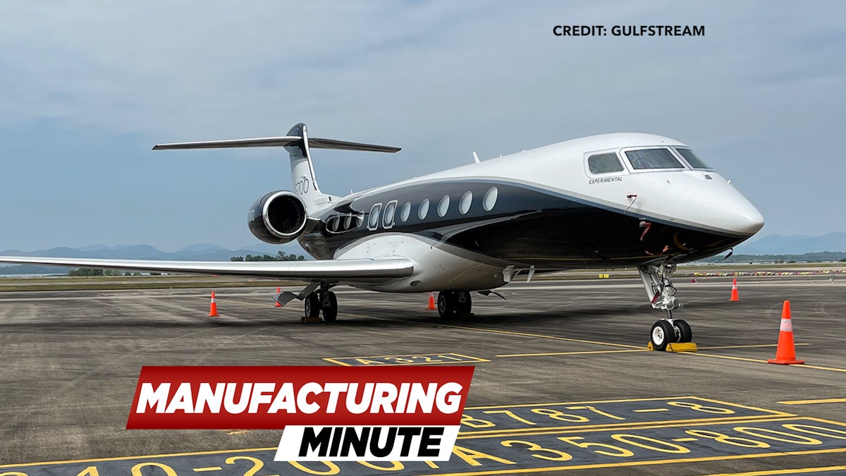  Gulfstream Sets Speed Record with Sustainable Fuel 