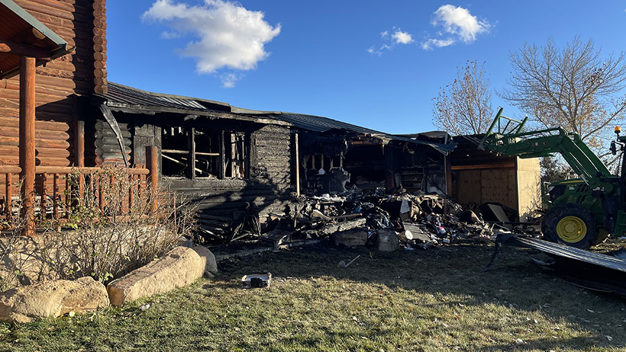  Fire destroys family home on ranch in Duchesne County 