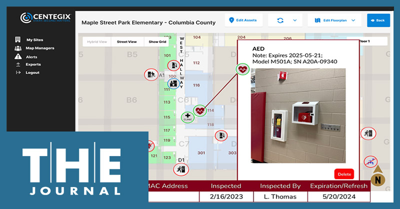  New Centegix Software Optimizes Incident Response with Dynamic Digital Mapping -- THE Journal 