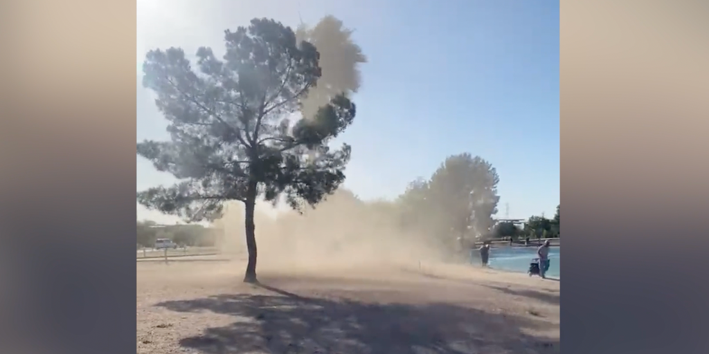  ‘Oh my God!’: Meteorologist finds himself inside dust devil in Arizona 