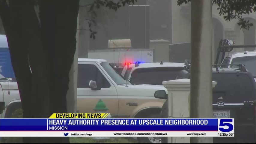   
																Heavy law enforcement presence seen at Mission neighborhood 
															 