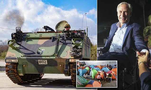  Now Texas Governor Abbott sends TANKS to the border after invoking invasion clause 