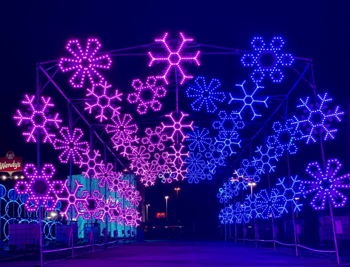  One of the longest light tunnels in the world is returning to the San Antonio area this holiday season 