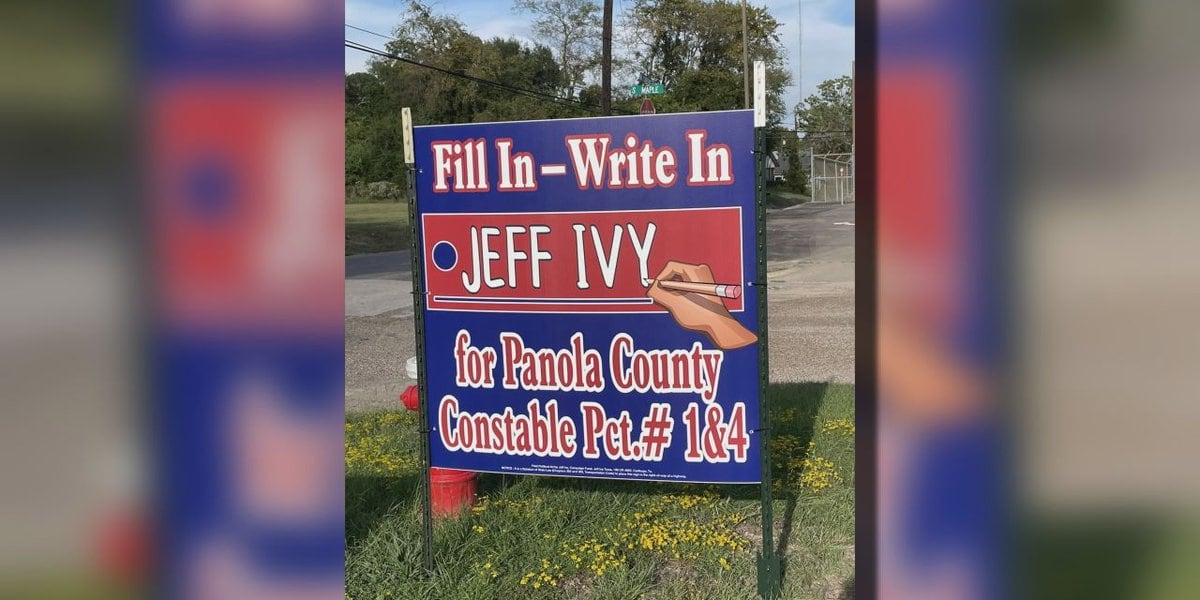  Write-in candidate wins constable election in Panola County 