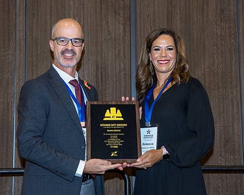  TxDOT Atlanta District receives two safety awards 