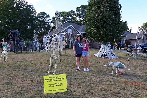  No bones about it: Frightful decorating a Halloween tradition for Wake Village family 
