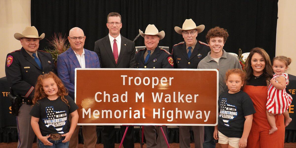  Texas DPS Central Texas Region honors Trooper Chad Walker 