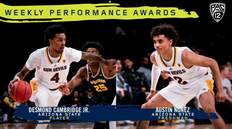   
																Pac-12 Men's Basketball Performance Awards, presented by Nextiva - November 21, 2022 
															 