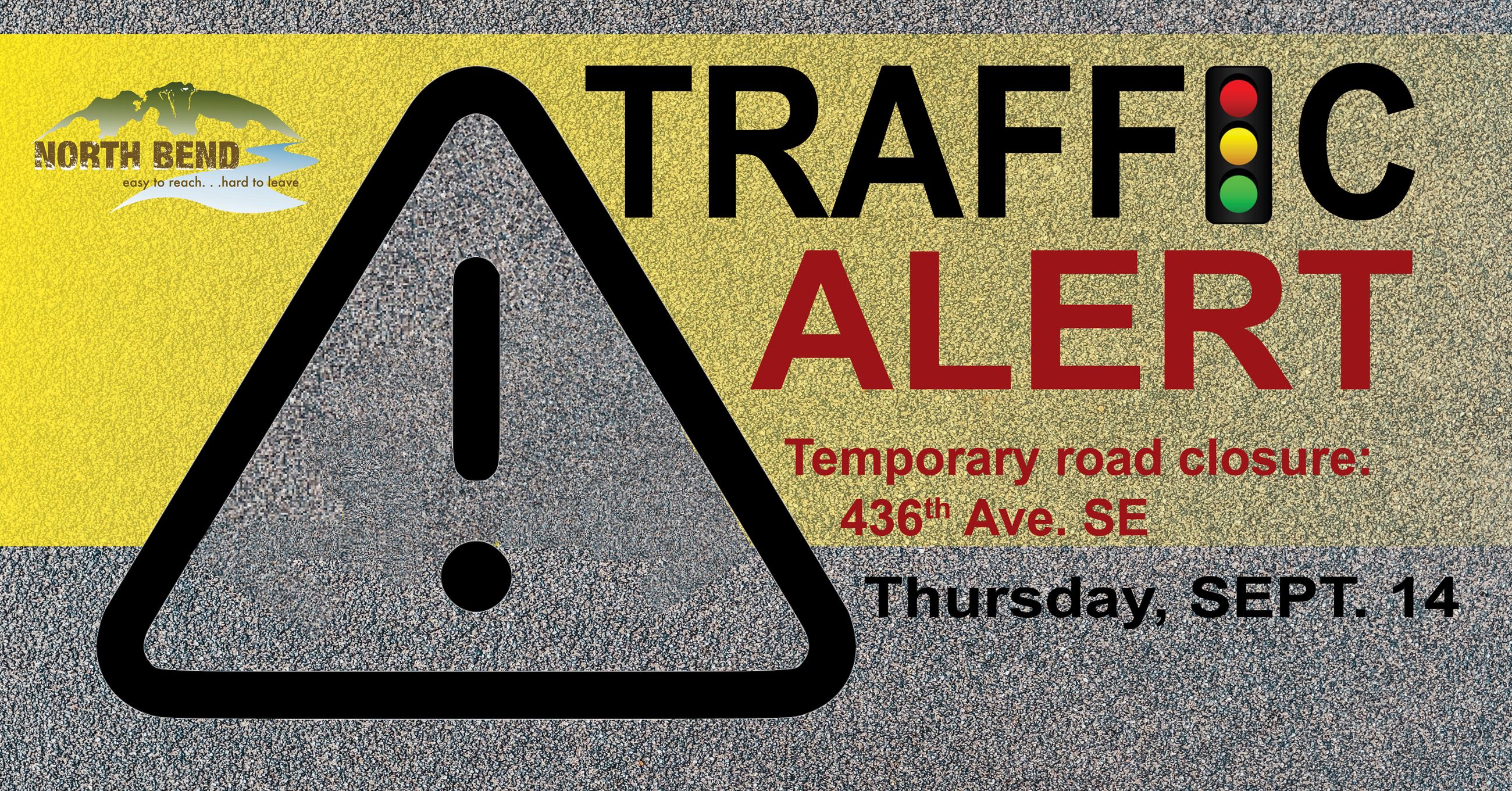  Temporary Traffic Alert: Crack sealing road maintenance on 436th Avenue SE 