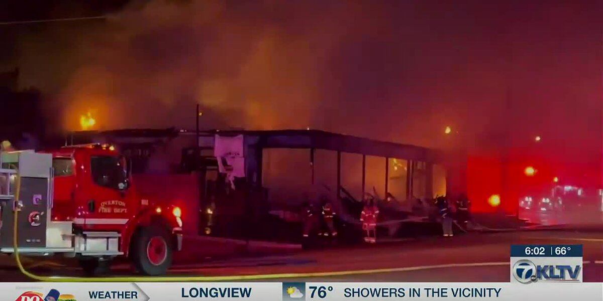  Fire destroys First Baptist Overton building 