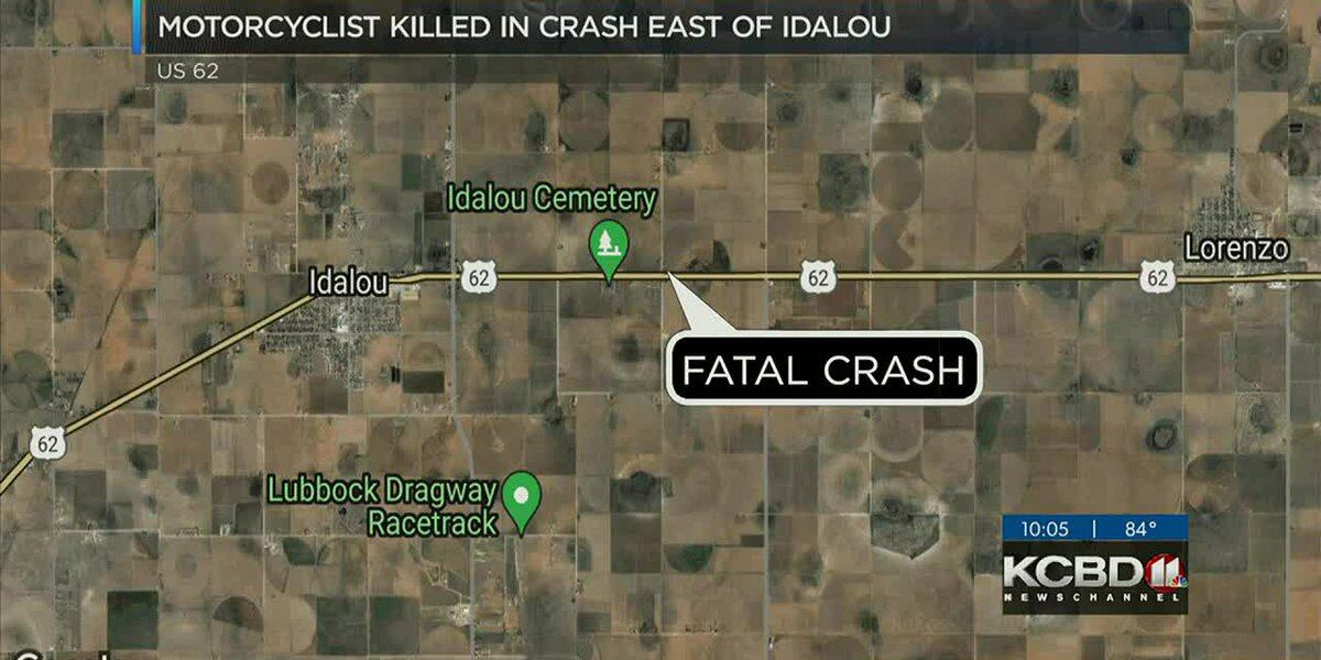  Motorcycle rider killed in collision with barrier east of Idalou 