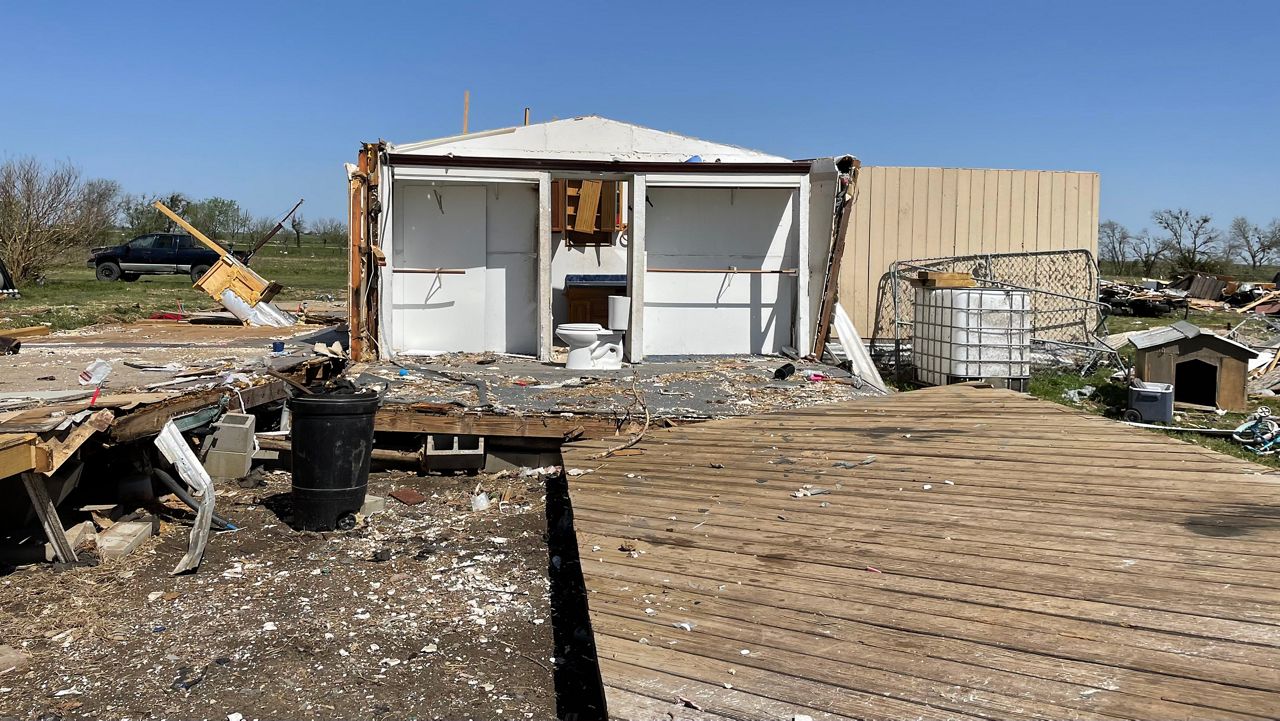  Granger resident deals with extensive loss after tornado 