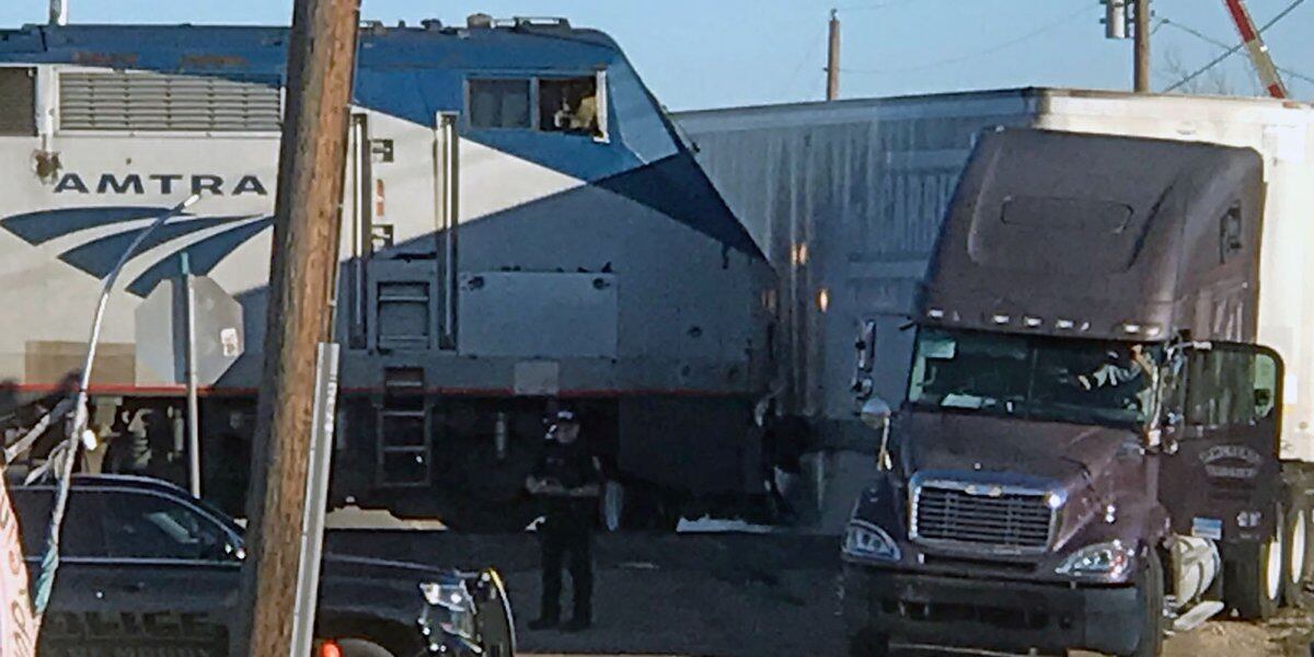  Video shows Amtrak train as it hits 18-wheeler at local crossing 