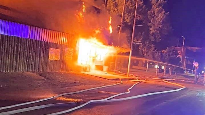  Fire destroys The Lumberyard music venue in Roscoe 